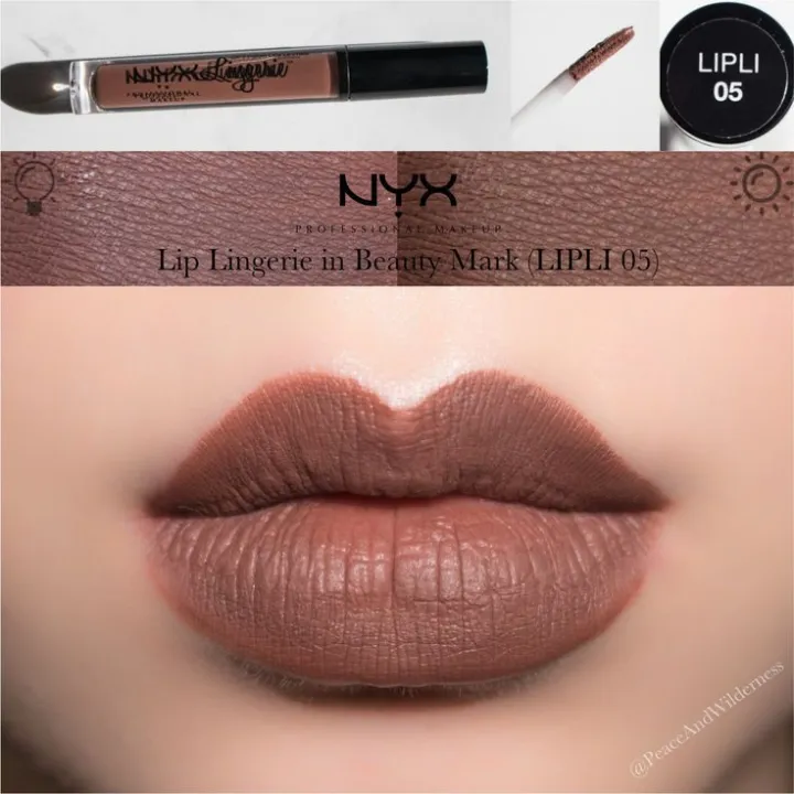 Son Kem Lì chính hãng NYX Professional Makeup Lip Lingerie LIPLI05, LIPLI06, LIPLI08