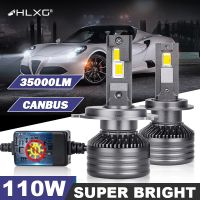 HLXG h4 led Canbus 35000LM luces led H8 H9 H11 9012 H7 LED HB3 9005 9006 HB4 LED headlight Bulbs 6000K 12V Car Light Auto Lamp Bulbs  LEDs  HIDs