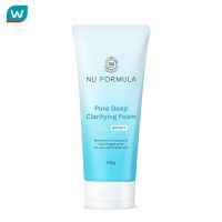 Nu Formula นู ฟอร์มูล่า พอร์ ดีพ แคลริฟายอิ้ง โฟม 150 กรัม โฟมล้างหน้า ลดสิว ผิวกระจ่างใส