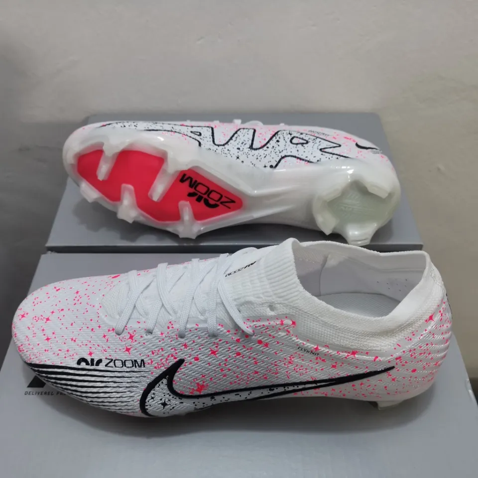 Kasut Bola Sepak Nike Mercurial 14 CR7 Vapor Elite IMPULSE PACK FG Outdoor  Men's Football Boots Unisex Soccer Cleats