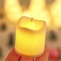 12Pcs Electronic Candle Lights Simulation Of Plastic Candles Wedding Party Birthday Decorations Family Ornaments Decorations New