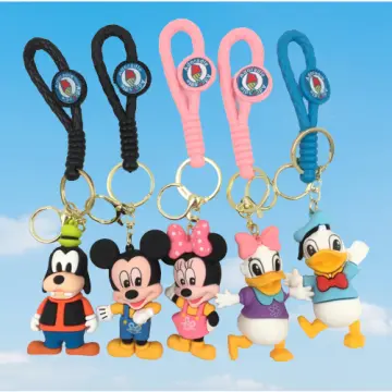 2023 Disney Souvenir Keychain, Mickey and Minnie Mouse Rubber Key  Accessory, Classic Collectors Gifts, 3.5 Inches at  Men's Clothing  store