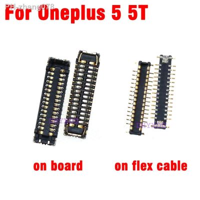 5pcs USB Charging Dock Port FPC Connector on Mainboard/Cable Replacement for Oneplus 5 5T 1 5 1 5T A5000 A5010
