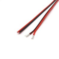 28awg 2pin ลวดไฟฟ้าพีวีซีสีแดงสายทองแดงบางสีดำสำหรับต่อขยายสาย Diy โคมไฟส่องสว่างสตริงเทปแถบ Led