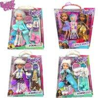 Bratz ของเล่นโมเดลการ์ตูนการ์ตูนเด็กผู้หญิงนักเรียนหยกเครื่องประดับเสื้อตั้งโต๊ะตกแต่งรูปตุ๊กตาของขวัญวันเกิดเด็ก