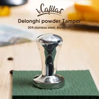 ค้อนที่อัดแป้งที่อัดกาแฟสแตนเลสสำหรับ Delonghi Portafilter แหวนแม่เหล็กสำหรับต้มอลูมิเนียมขนาด51มม.