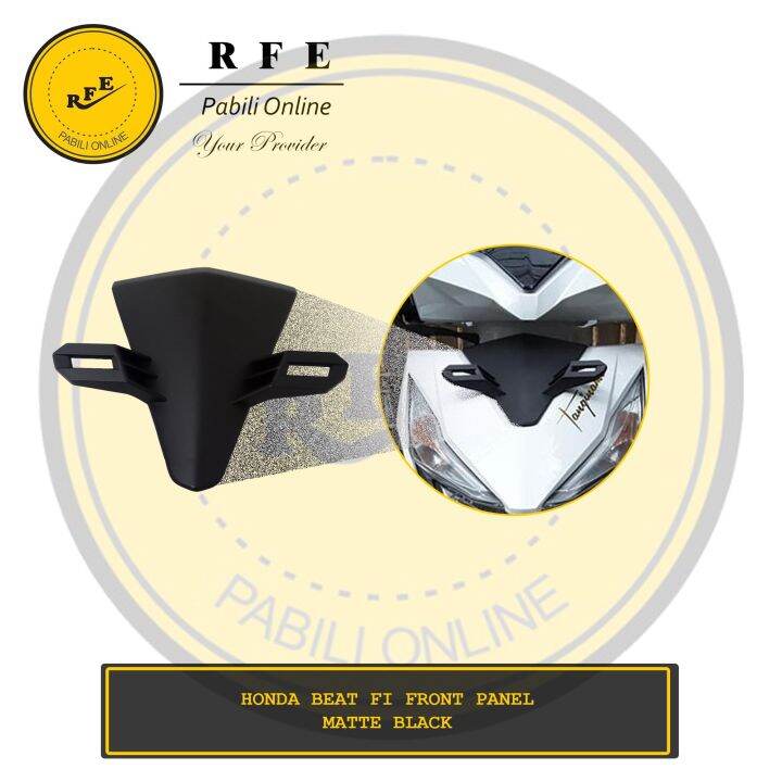 Honda Beat FI Front Panel Cover Matte Black Lazada PH