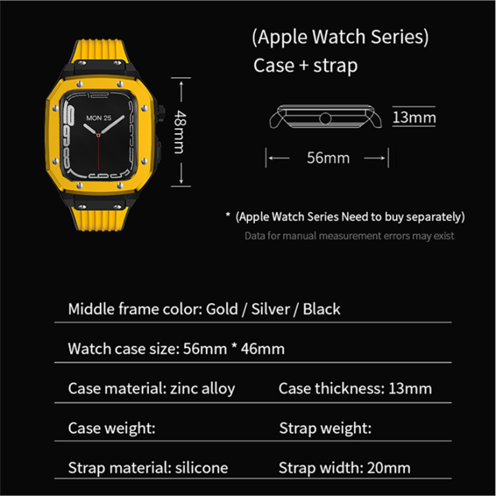 45มม-การปรับเปลี่ยนกรณีโลหะผสมสำหรับ-apple-watch-band-8-7-45มม-mod-kit-โลหะหรูหรากรณีกรอบโลหะผสมสำหรับ-i-watch-7-6-se-5-44มม