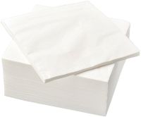 FANTASTISK Paper napkin, white, 40x40 cm/100 pieces (ฟันทัสติสค์ กระดาษเช็ดปาก, ขาว 40x40 ซม./100 ชิ้น)