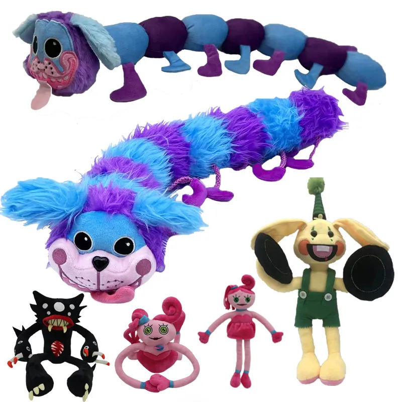 30-60cm New Big Spider Huggy Wuggy Mommy Long Legs Plush Toy Poppy Playtime  Caterpillar Dog Peluche Cartoon Stuffed Toy Children kids Gifts