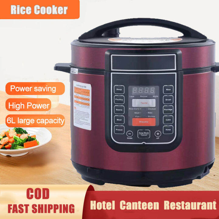 Smart Electric 6L Pressure Cooker Multi Cooker low sugar rice cooker ...