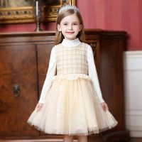 [COD] Little Foreign Puffy Gauze Fashion Two-piece Childrens