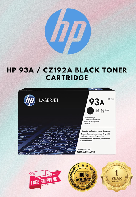 93A / CZ192A ORIGINAL BLACK TONER CARTRIDGE | Lazada
