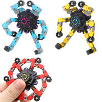 Cross-Border New Arrival Creative Chain Deformation Stress Relief Rotation Hand Spinner Adult Pressure Reduction Fingertip Peg-Top Plaything