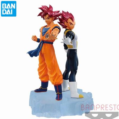 ZZOOI Bandai Dragon Ball Z Dokkan Battle 2022 Goku Vegeta PVC Action Figures 170MM Anime DBZ Figurine Model Toys