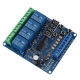1 Piece Relay Module Board with Optocoupler Self-Locking Timing Relay DC 8V-36V Multi-Function