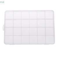 ?【Lowest price】YUE 24ช่องกล่องพลาสติกกรณีเครื่องประดับลูกปัดเก็บภาชนะ CRAFT Organizer