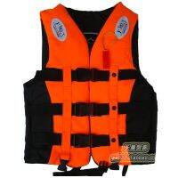 Adult professional life vest jacket fishing swim anti drowning belt whistle for PVC inflatable boat play water sport A09031  Life Jackets