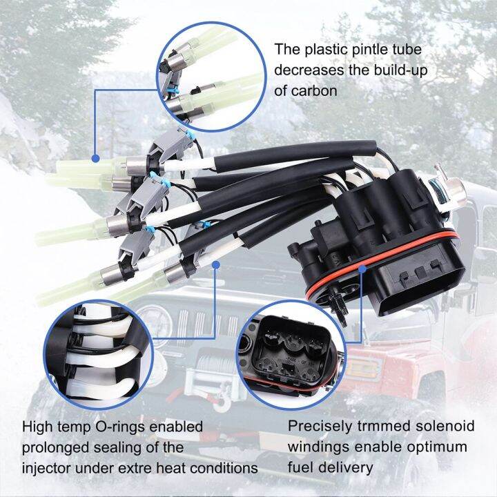 ใหม่แมงมุมหัวฉีดน้ำมัน-fj503w-แบรคเก็ตยึด-scpi-ไปยัง-mpfifj10565สำหรับ96-05-chevy-chevrolet-gmc-gm-v6-4-3l-217-3028-12568332