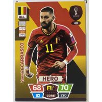 การ์ดนักฟุตบอล Yannick Carrasco ฟุตบอลโลก world cup 2022 การ์ดสะสม belgium การ์ดนักเตะ เบลเยี่ยม เบลเยียม