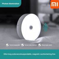 XIAOMI ไฟกลางคืนไฟเซ็นเซอร์ LED เคลื่อนไหวไร้สาย,ไฟยูเอสบีชาร์จได้ตู้เสื้อผ้าบันไดทางเดินไฟกลางคืนไฟใต้ตู้แบ็คดรอปเป่าลม LED