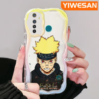 YIWESAN เคสสำหรับ Realme 5 5i 5S 5 Pro Narzo 20A Q ลายอนิเมะเลือดเย็นเคสเคสโทรศัพท์โปร่งใสกันกระแทกแบบใสเนื้อครีมสีสันสดใสขอบซิลิโคนนิ่ม