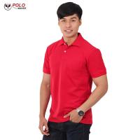 เสื้อโปโล KanekoTK สีสด ยับยาก สีแดง PK106 (ชาย) - PMKPOLOMAKER