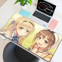 Atelier Ryza Mouse Pad อุปกรณ์เสริมสำหรับเล่นเกม ตู้คอมพิวเตอร์น่ารัก Kawaii Mouse Pad เครื่องเกมคอมพิวเตอร์โต๊ะคีย์บอร์ดโต๊ะทำงาน Xxl ความเร็วสูง