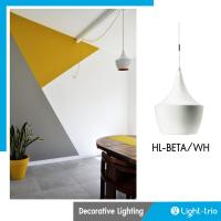 Lighttrio โคมไฟแขวนเพดาน สไตล์โมเดิร์น โคมไฟห้อย ไฟเพดาน รุ่น HL-BETA/BK- สีดำ (ไม่รวมหลอดไฟ)