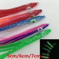 【hot】ஐ 100Pcsx5cm /6cm/7cm Fishing Artifical Lures Needle octopus lure Rig soft bait lures