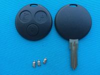 For Smart Fortwo Fits City Forfour Coupe Roadster Remote Key Case Shell Uncut Blade No Logo 3 Pcs Micro Switches Accessories Car