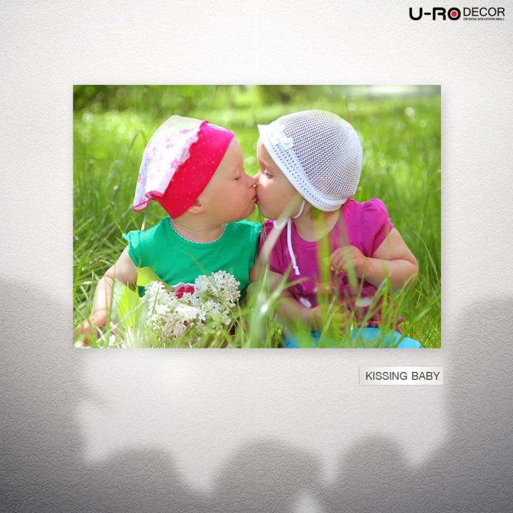 u-ro-decor-ภาพพิมพ์-รุ่น-kissing-baby-คิสซิ่งเบบี้-ขนาด-50-x-70-ซม-ภาพพิมพ์เด็กน้อย-ภาพพิมพ์ลาย-รูปติดผนัง-ภาพพิมพ์ตกแต่งบ้าน