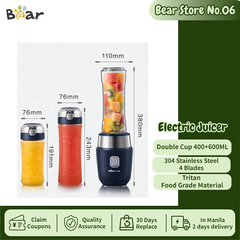 Bear Blender Juicer Portable Household Automatic Multi-Function