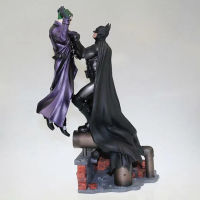 Arkham Origins Bruce Wayne Vs Joker Standbeeld การ์ตูน Action Figure Speelgoed อะนิเมะ Joker Pvc Figurine Figuur Met Base 28cm888