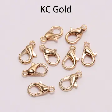 50/100Pcs 10/12/14/16/18/21mm Alloy Lobster Clasp Hooks Connector Necklace  Bracelet Chain for DIY Jewelry Making Accessories