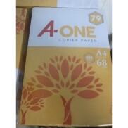 Giấy photocopy A4 A-ONE 68gsm VÀNG TRẮNG
