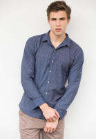 เสื้อเชิ้ตลาย ผ้าOxford by Buccaneer