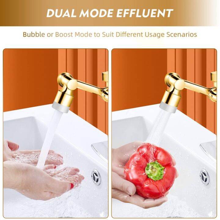 1-piece-1080-universal-rotation-faucet-sprayer-head-dual-effluent-washbasin-kitchen-robot-arm-extension-faucets