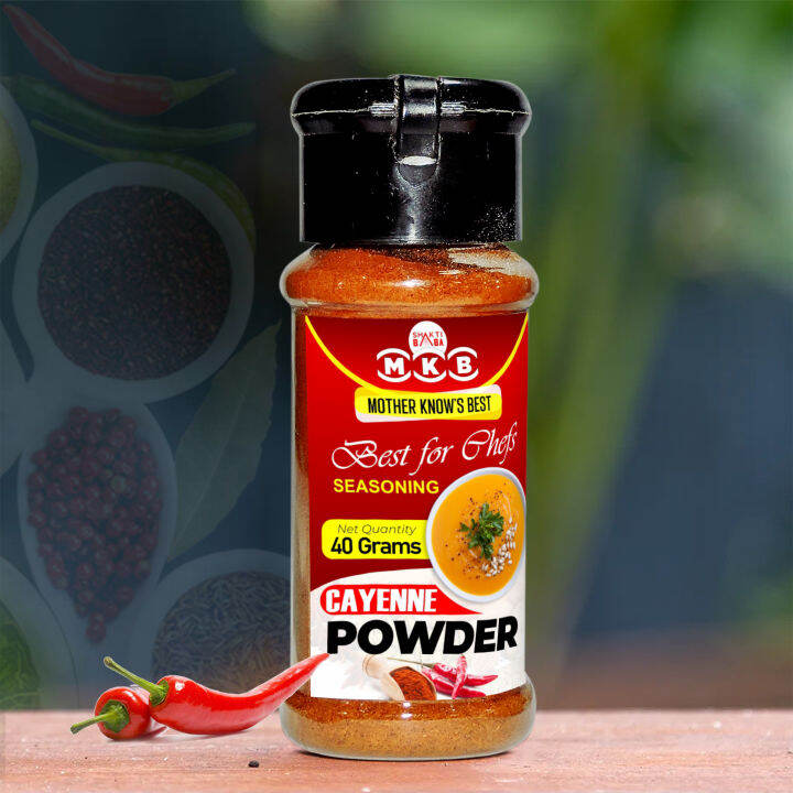 Cayenne Powder 40g Mother knows Best(MKB) Lazada PH