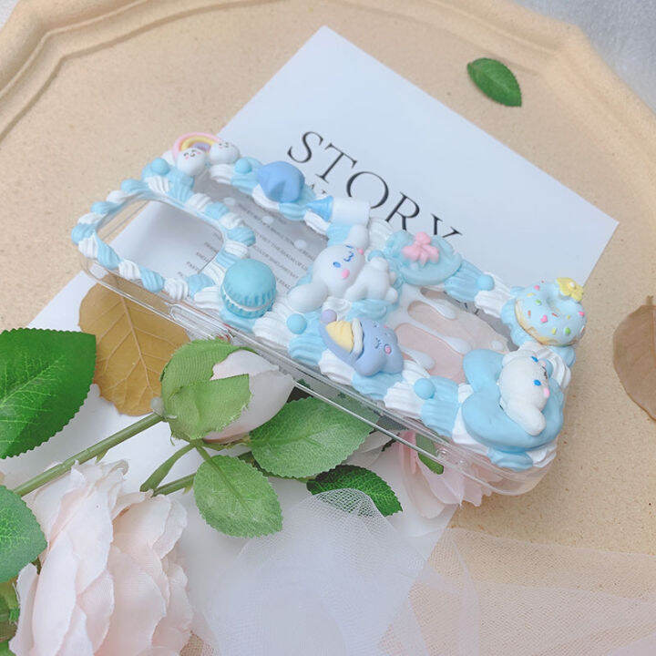 handmade-for-iphone-1312-pro-max-case-3d-cartoon-dog-ip-11-kawaii-phone-shell-xr-xs-max-diy-cream-cover-12mini-78-plus-gift