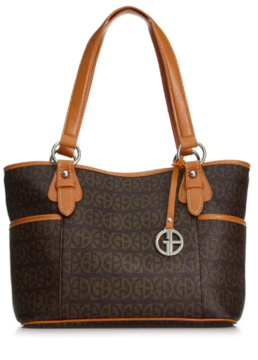 Leather handbag Giani Bernini Brown in Leather  26165203
