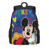 น่ารักพิมพ์ Mickeys กระเป๋าความจุขนาดใหญ่ Unisex สบายๆกระเป๋าเป้เด็กผู้ชายและเด็กหญิงทุกวันนักเรียนโรงเรียนกระเป๋าสะพายไหล่