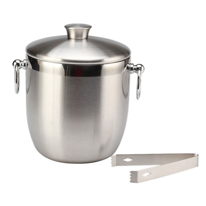 2x-stainless-steel-ice-bucket-with-tongs-liter-double-walled-insulated-with-tongs-and-lid-ice-container-3l