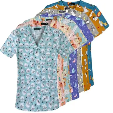 Cute scrub tops hot sale for cheap