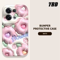 เคสโทรศัพท์มีลายคลื่น YBD สำหรับ OPPO Reno 8 Pro 5G Reno 9 Pro 5G Reno 8 Pro + Reno 9 Pro + ลายต้นกระบองเพชรและกระต่ายน่ารักวัสดุซิลิโคนกล้องปกป้องเต็มรูปแบบ