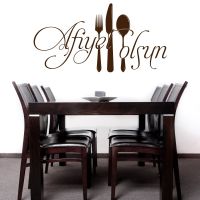 Turkish Wall Stickers Turkish muslim Kitchen Restaurant decoration wall stickers is2008