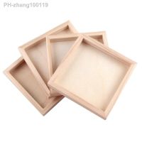 Montessori Math Teaching aids kindergarten children puzzle wooden Toys Tray 12cm x 12cm x 1.3cm