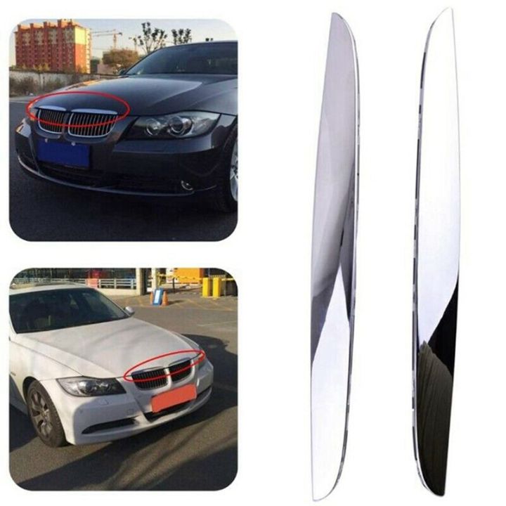 4pcs-chrome-abs-front-bumper-above-kidney-grille-hood-cover-trim-51137117242-for-bmw-3-series-e90-e91-2006-2008