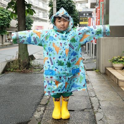 เสื้อกันฝนเด็ก เสื้อกันฝน ลายไดโนเสาร์ ยูนิคอร์น ปลาฉลาม โลมา อวกาศ จาก skater นำเข้าจากประเทศญี่ปุ่น