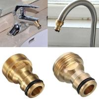 Cepat Rumah Ulir Tekan Konektor Adaptor Mobil Taman Air Pipa Selang Semprot Portabel Tekan Aksesoris Faucet Adaptor Kuningan Selang